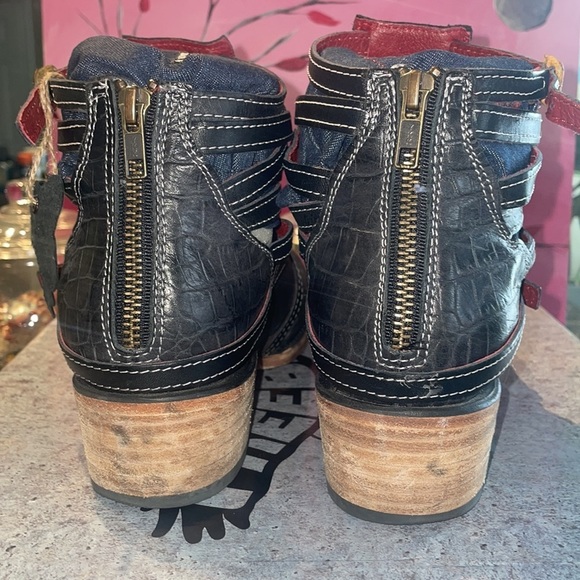 🦅 - FREEBIRD by Steven STAIR Black/Croc Size 9 - Picture 8 of 12